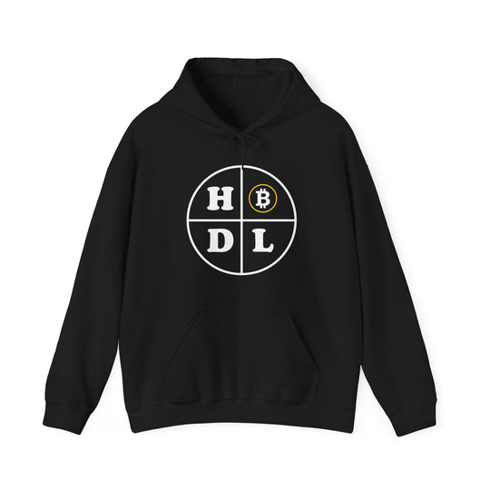 BraggerSwine Unisex Heavy Blend™ Hooded Sweatshirt - Bitcoin HODL