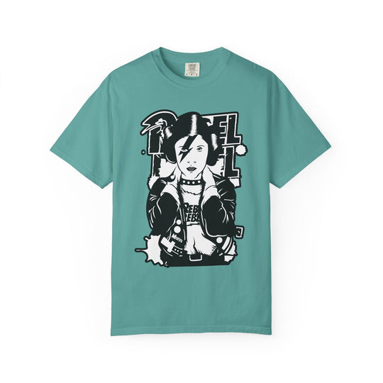 Punk Girl Graphic T-Shirt — Retro Rock Band Tee