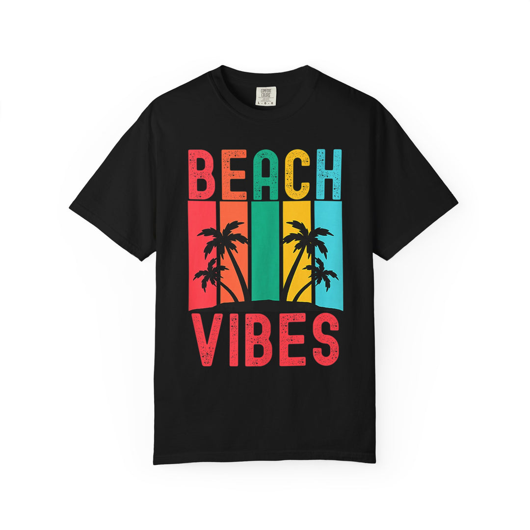 Beach Vibes T-Shirt — Retro Palm Tree Graphic Tee