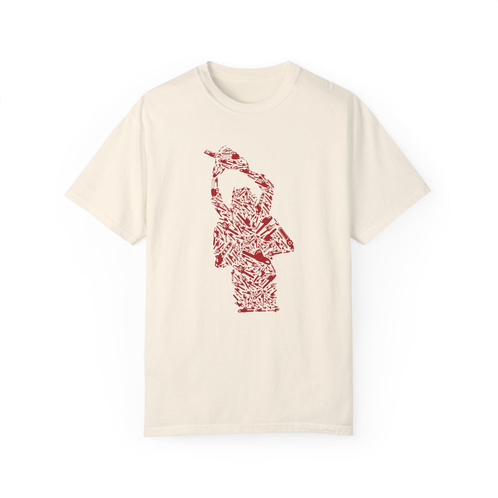 BraggerSwine Unisex Garment-Dyed T-Shirt - Chainsaw Killer
