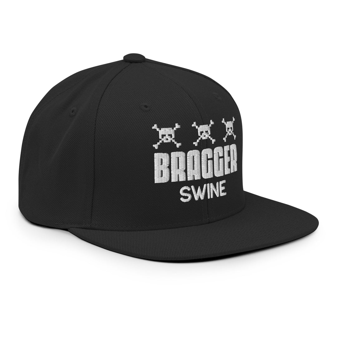 BraggerSwine Game Over Snapback Hat