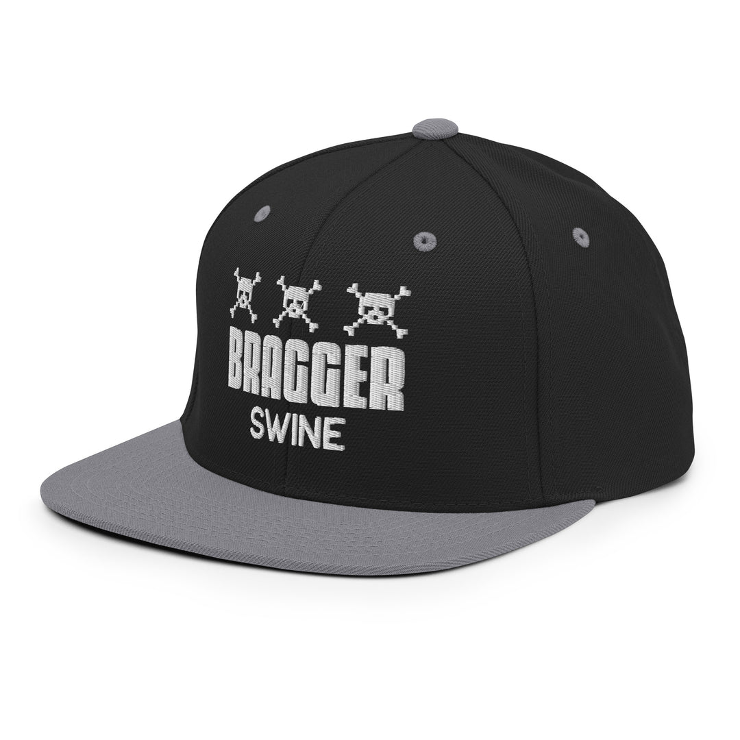 BraggerSwine Game Over Snapback Hat