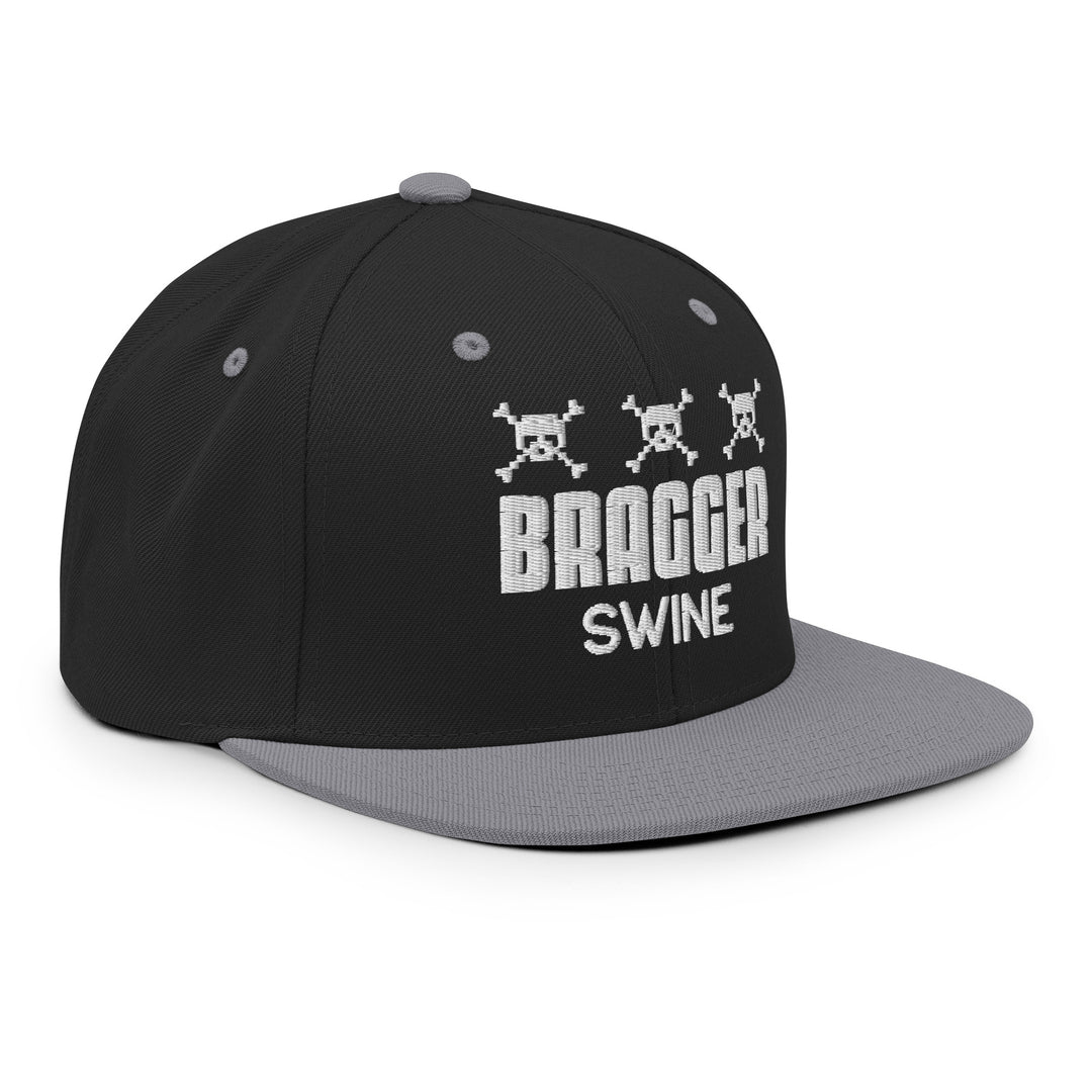 BraggerSwine Game Over Snapback Hat