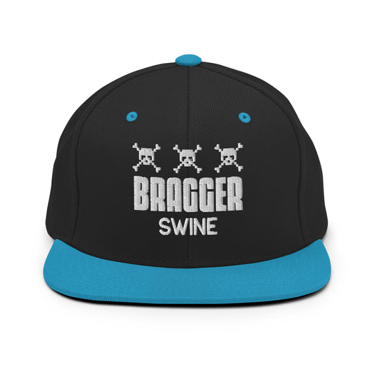 BraggerSwine Game Over Snapback Hat