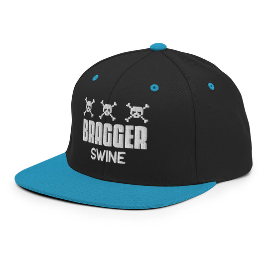 BraggerSwine Game Over Snapback Hat