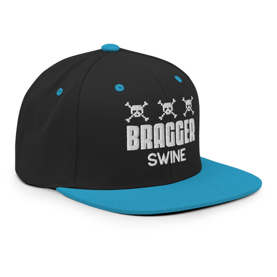 BraggerSwine Game Over Snapback Hat