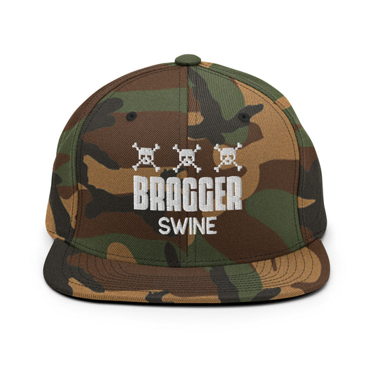 BraggerSwine Game Over Snapback Hat