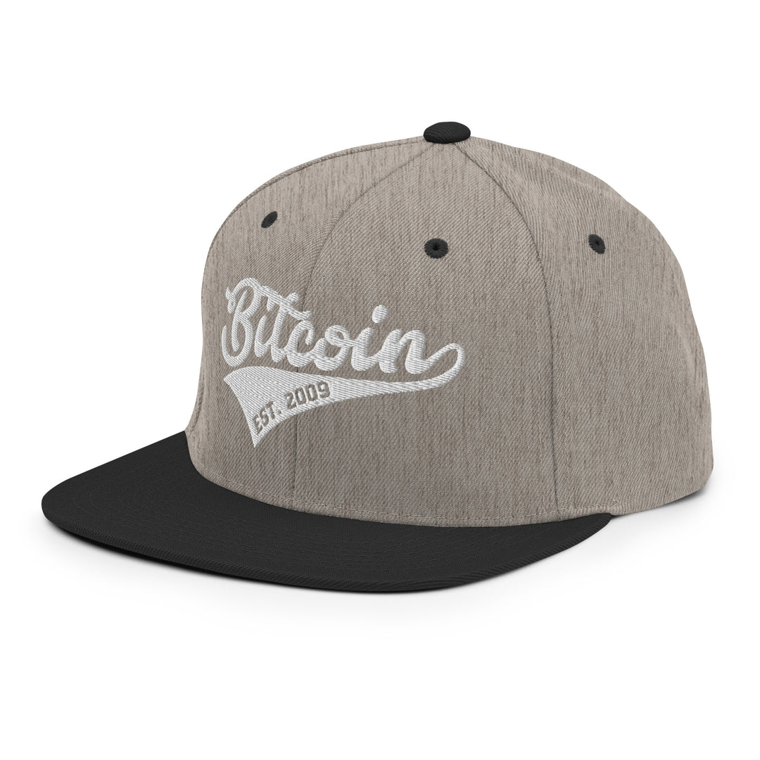 Bitcoin Est. 2009 Snapback Hat