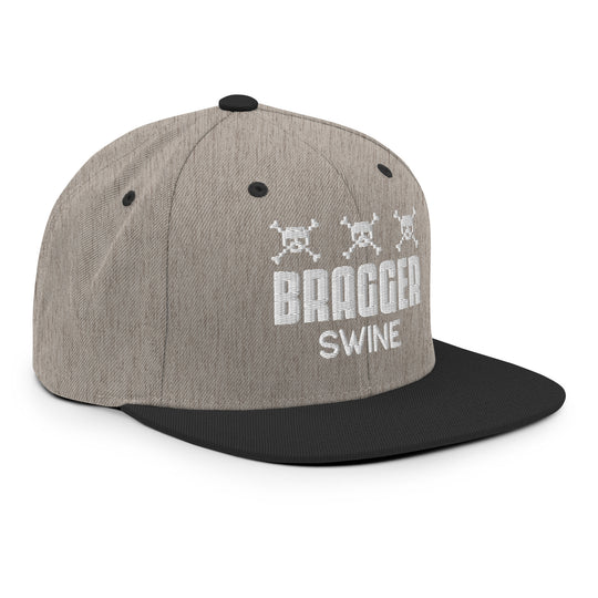 BraggerSwine Game Over Snapback Hat