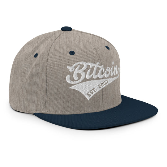 Bitcoin Est. 2009 Snapback Hat