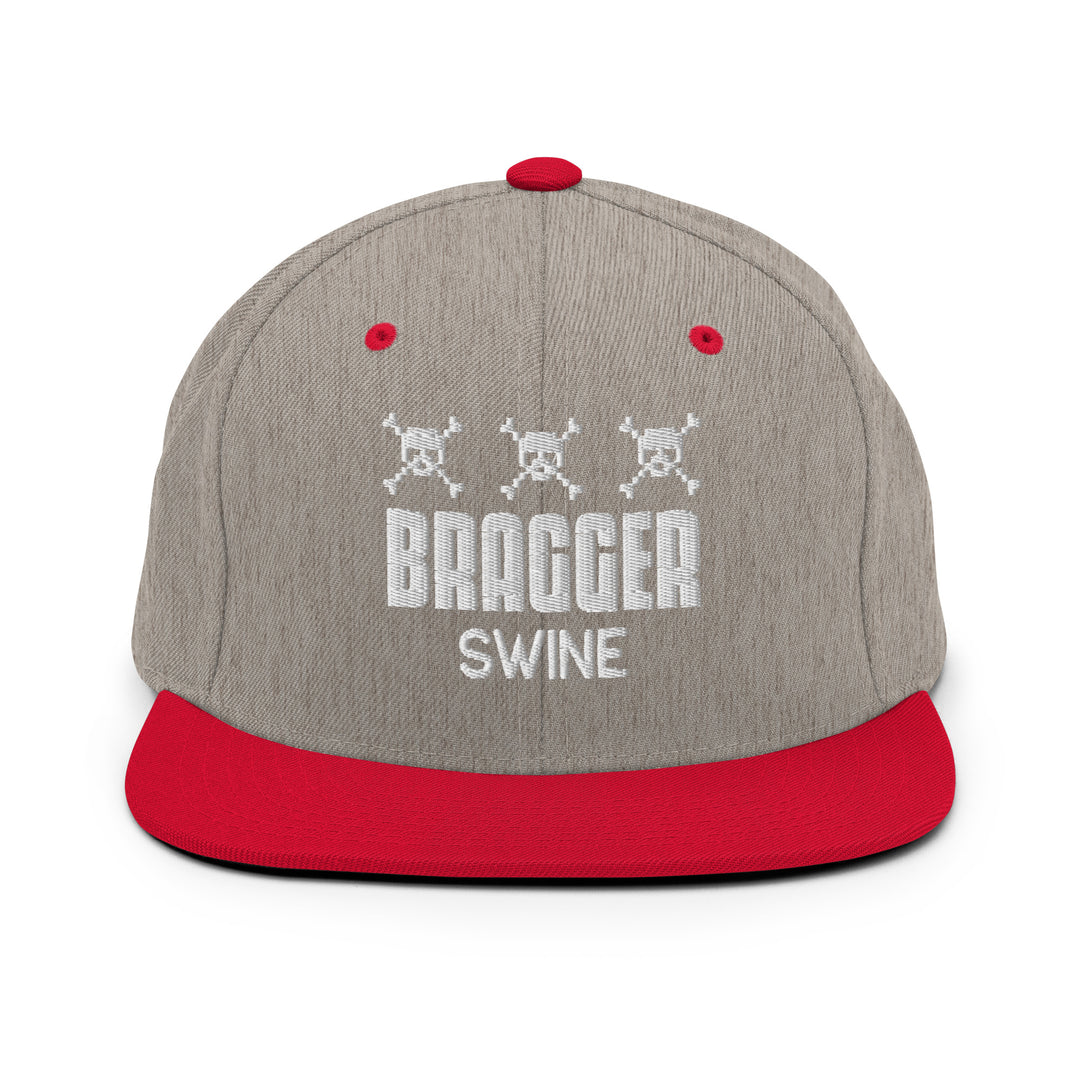 BraggerSwine Game Over Snapback Hat