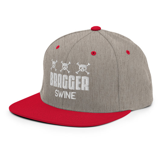 BraggerSwine Game Over Snapback Hat