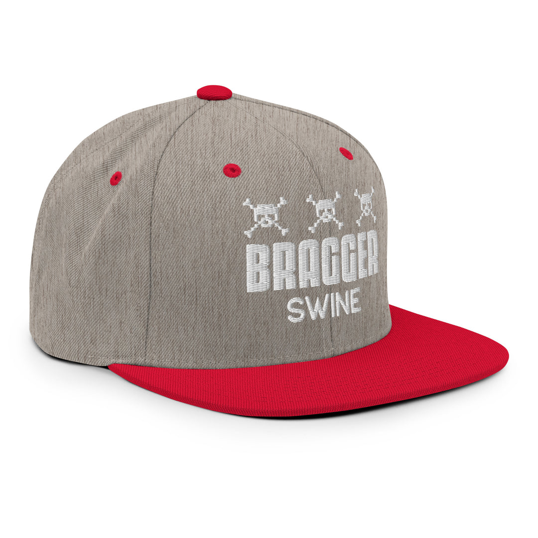 BraggerSwine Game Over Snapback Hat