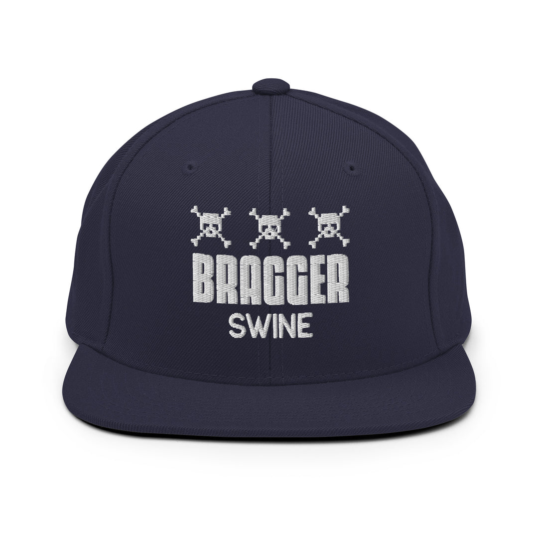 BraggerSwine Game Over Snapback Hat