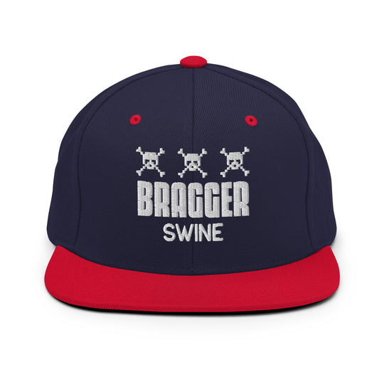 BraggerSwine Game Over Snapback Hat