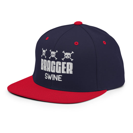 BraggerSwine Game Over Snapback Hat