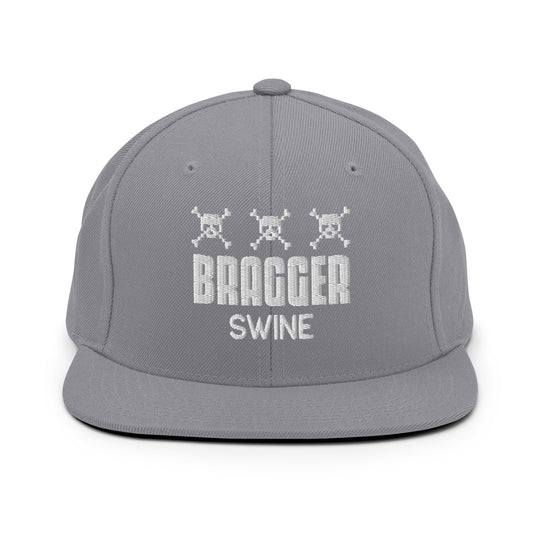 BraggerSwine Game Over Snapback Hat