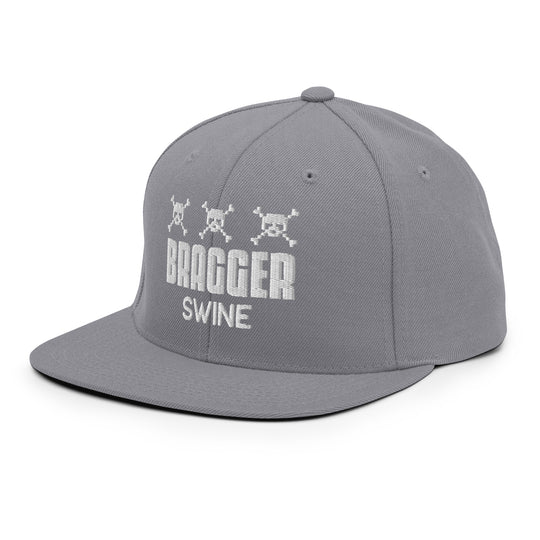 BraggerSwine Game Over Snapback Hat