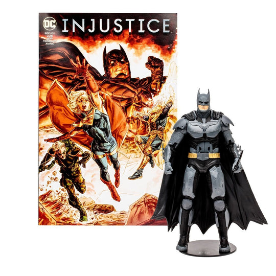 Injustice 2 Batman Page Punchers 7-Inch Scale Action Figure with Injustice Comic