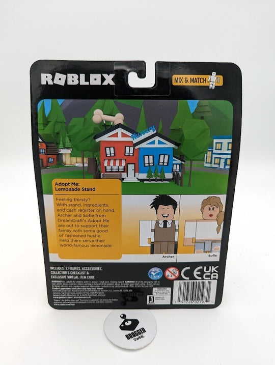 Roblox Adopt Me: Lemonade Stand Includes Exclusive Virtual Item 7 Pieces Figures
