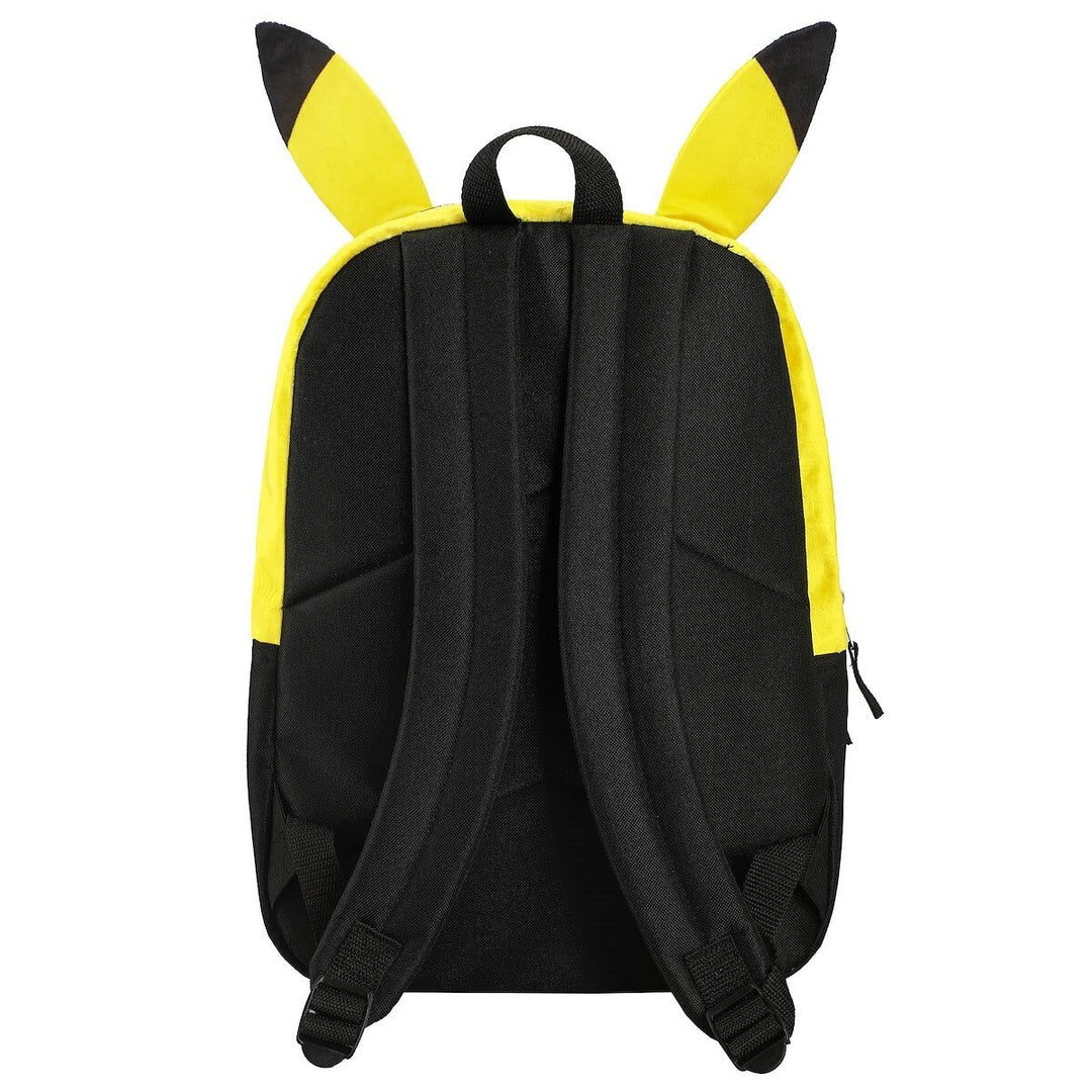 Bioworld Yellow Pokemon Pikachu Backpack 16" Zip Close Backpack