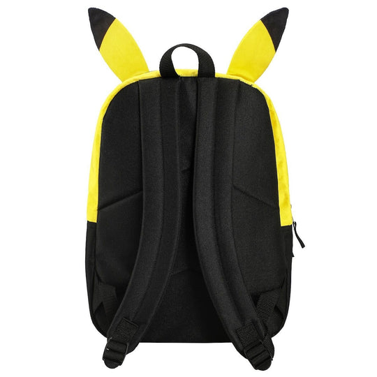 Bioworld Yellow Pokemon Pikachu Backpack 16" Zip Close Backpack