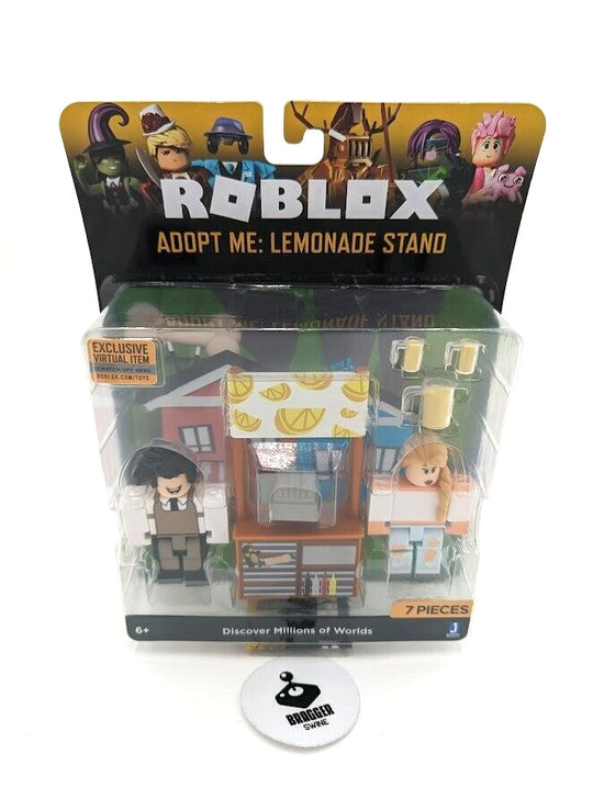 Roblox Adopt Me: Lemonade Stand Includes Exclusive Virtual Item 7 Pieces Figures