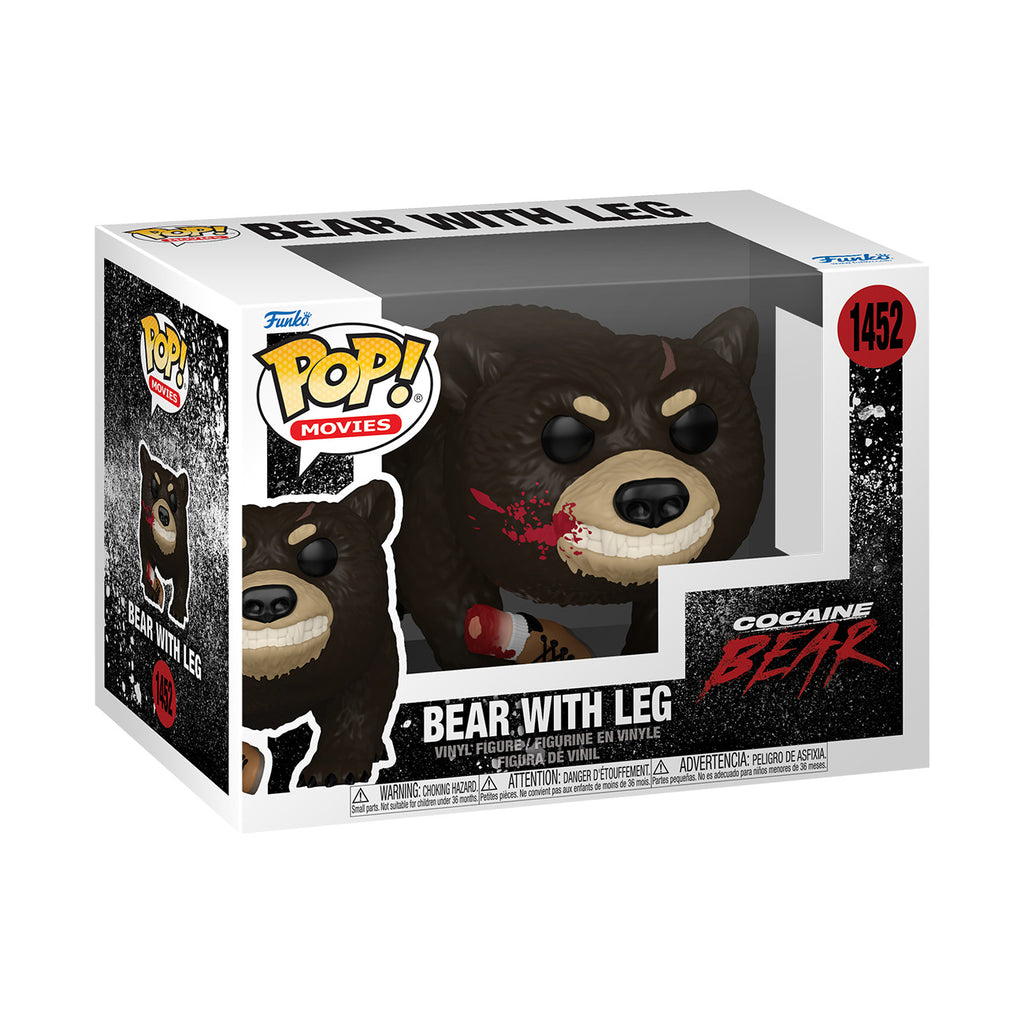 Funko POP! Movies: Cocaine Bear (Bloody Leg Variant) #1452 - Vinyl Figure