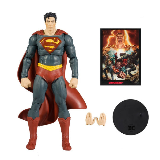 Black Adam Superman Page Punchers 7-Inch Scale Action Figure & Black Adam Comic