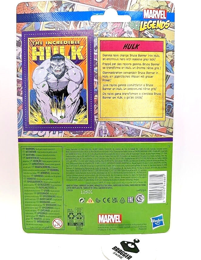 Marvel Legends The Incredible Hulk Kenner Grey 4" Action Figure