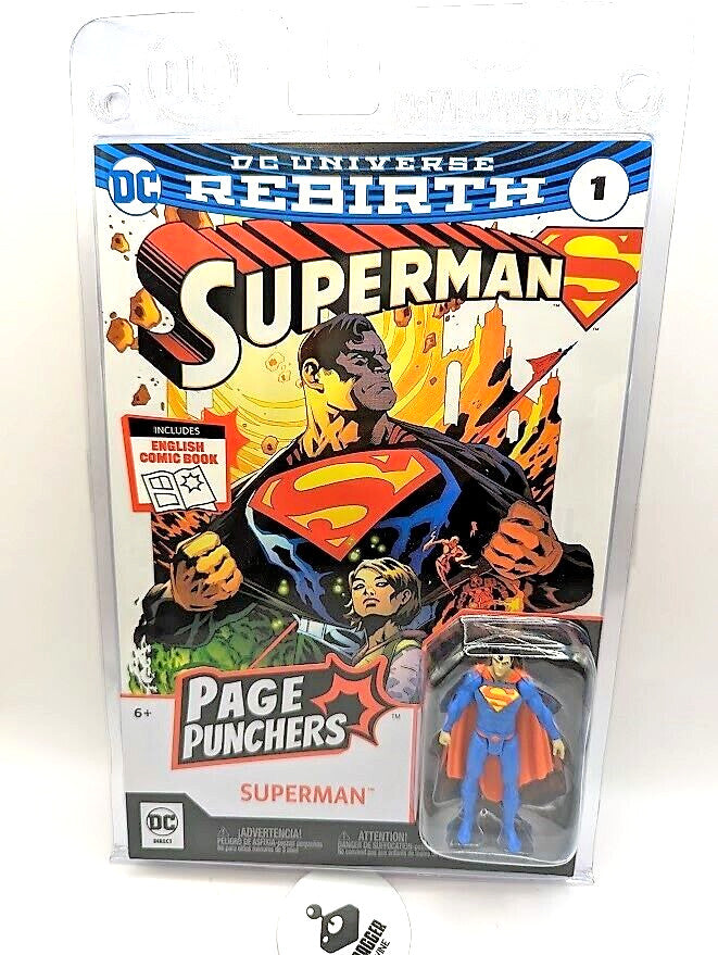 Superman (Rebirth Superman) McFarlane Page Punchers 3" Action Figure with Comic