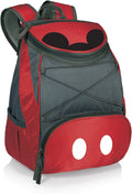 ONIVA Disney Mickey Mouse PTX Insulated Backpack Cooler Red with Gray Accents | Portable Cooler