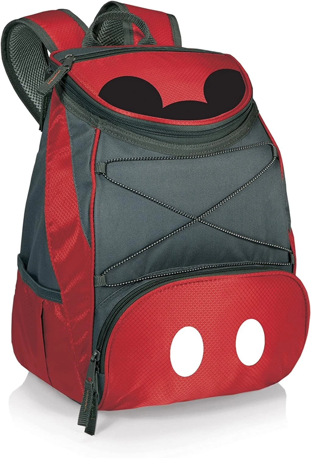 ONIVA Disney Mickey Mouse PTX Insulated Backpack Cooler Red with Gray Accents | Portable Cooler