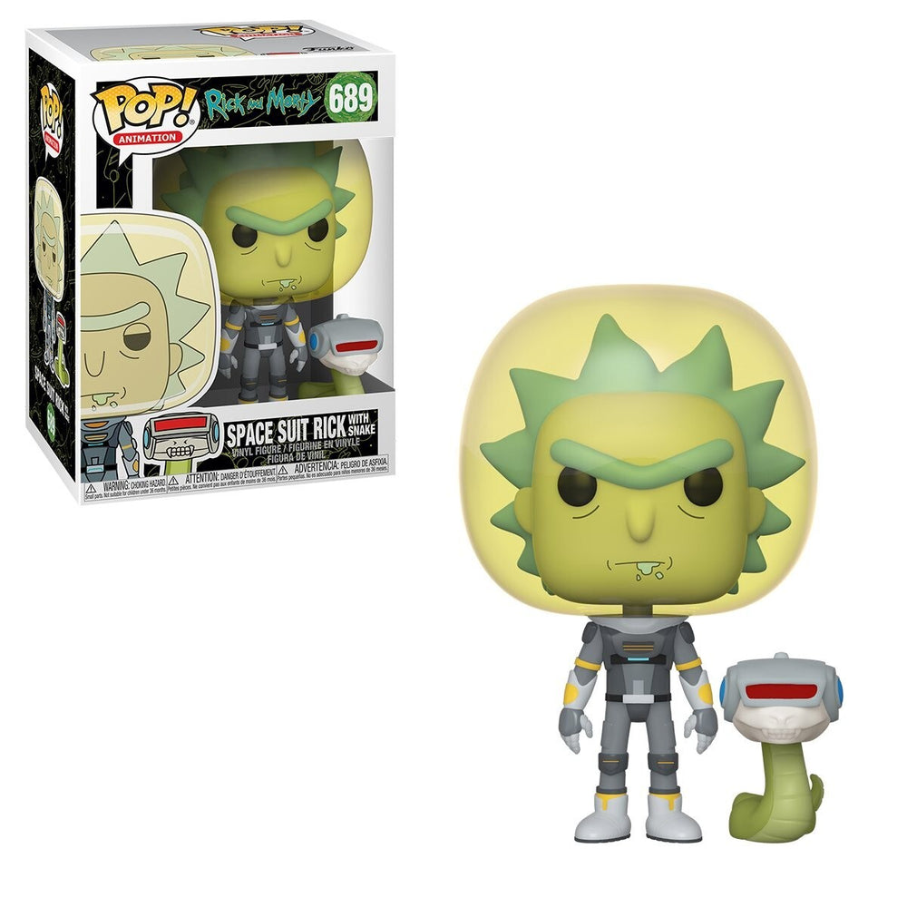 Rick and Morty Space Suit Rick With Snake Funko Pop! Vinyl Figure #689