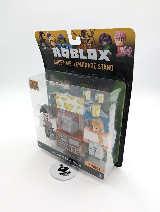 Roblox Adopt Me: Lemonade Stand Includes Exclusive Virtual Item 7 Pieces Figures