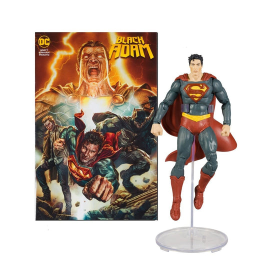 Black Adam Superman Page Punchers 7-Inch Scale Action Figure & Black Adam Comic