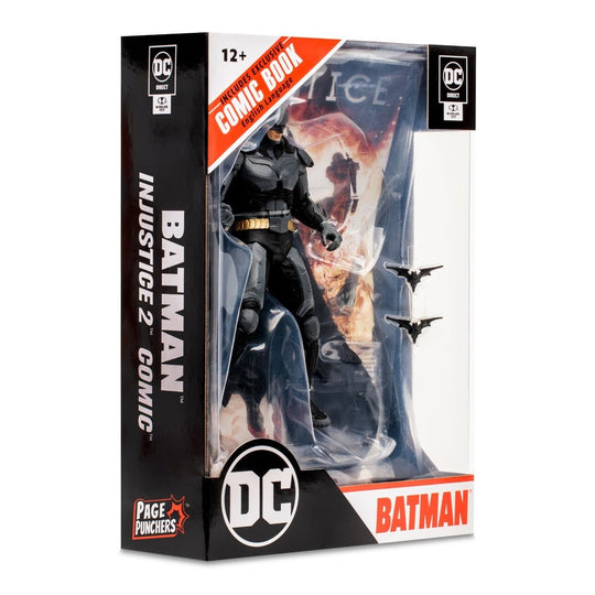 Injustice 2 Batman Page Punchers 7-Inch Scale Action Figure with Injustice Comic