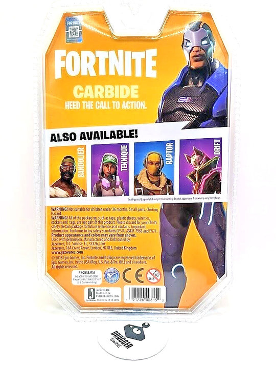 Fortnite Solo Mode Core 4" Action Figure Pack, Carbide Online Game Fortnite