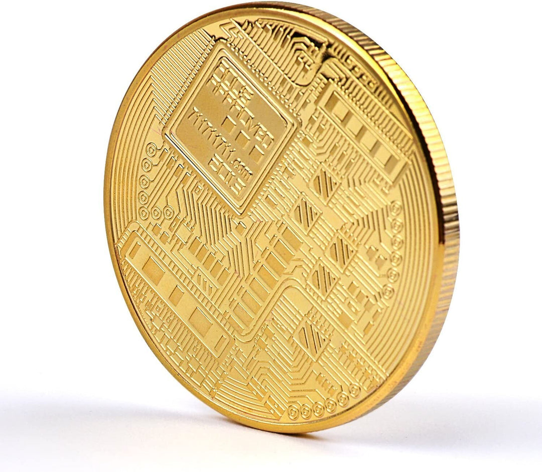 Bitcoin Commemorative Coin: Collectible with Display Case (BTC)