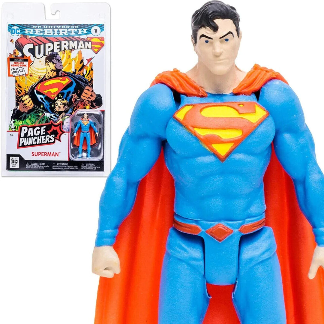 Superman (Rebirth Superman) McFarlane Page Punchers 3" Action Figure with Comic