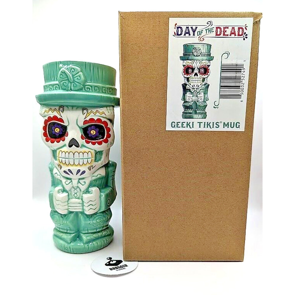 Dia De Los Muertos Hombre 18 Oz. Geeki Tikis Mug Sugar Skull