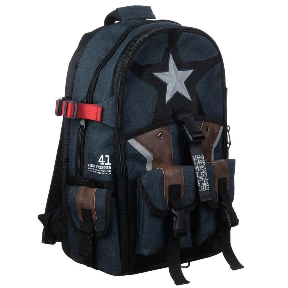 Marvel - Captain America Comic Book Superhero Utility Backpack